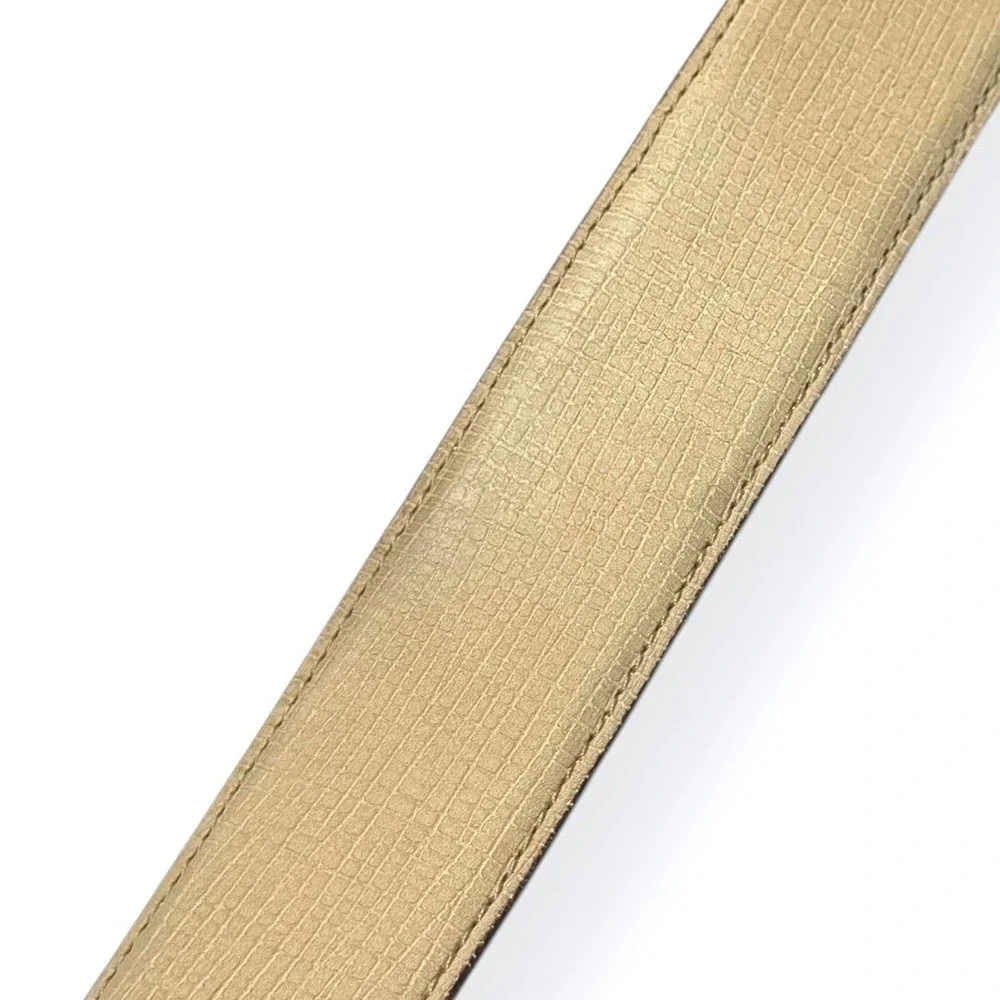 Martin Dingman Belt Nubuck Leather Cream Suede Mens Sz 38 Sand USA Made $128